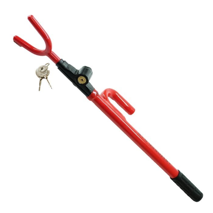 Kunci Stir Setir Mobil Gembok Cagak Safety Lock Car Pengaman Mobil Slim Harga 68,888 rupiah*Gratis Ongkir