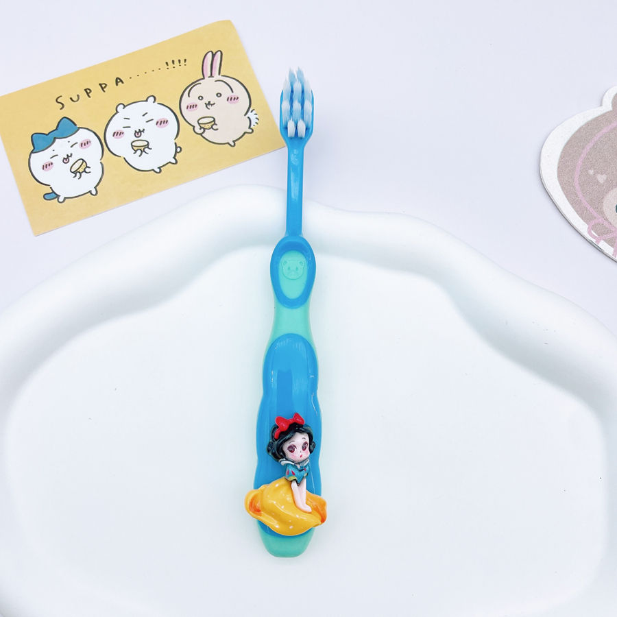 Childrens Toothbrush 3-12 Years Old Disney Princess Toothbrush Soft Bristles Baby Gum Protection Tooth Protection Childrens Toothbrush 6-