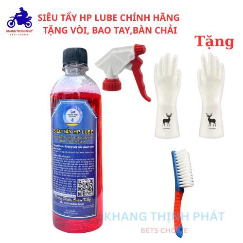 Tẩy Rửa Lốc Máy, Tẩy Rửa Xe Không Chạm HP Lube, Tẩy Rỉ Sét Chi Tiết Kim Loại Mẫu Mới Chai 500ml