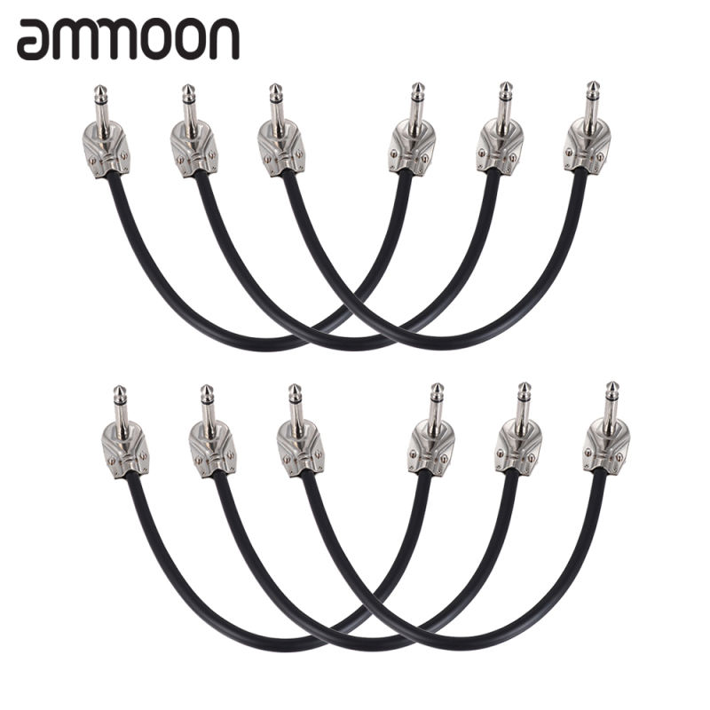 quà bí mật 30cm/ 12in OR 15cm/ 6in Guitar Effect Pedal Instrument Patch Cable 1/4