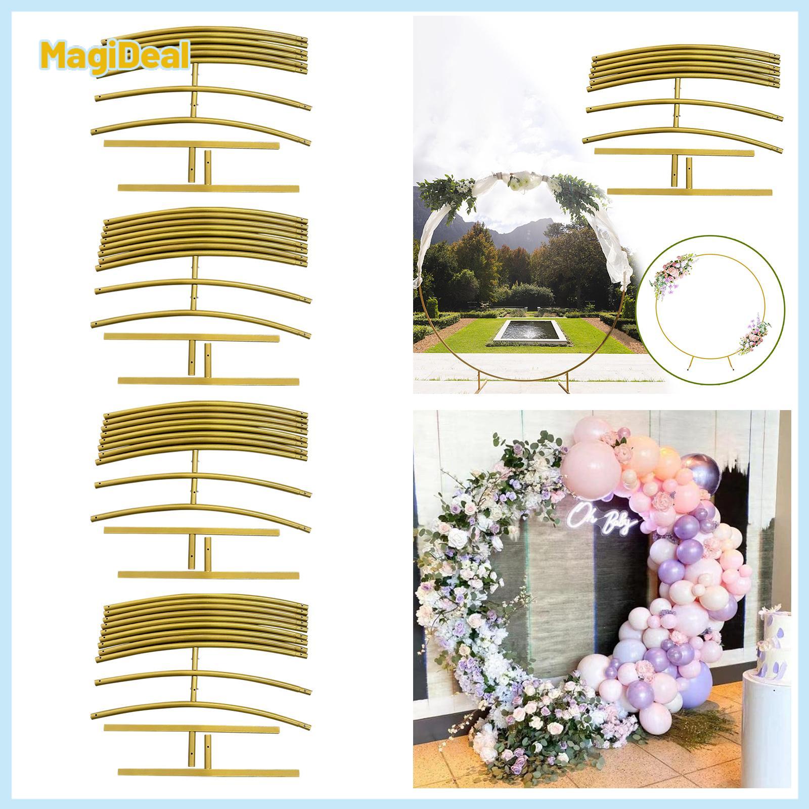 Wedding Arch Gorgeous Wedding Arbor Balloon Arch Frame Round Iron Arch for Wedding Ceremony for Patio Baby Shower Party Yard ราคา 2,281 บาท*ส่งฟรี