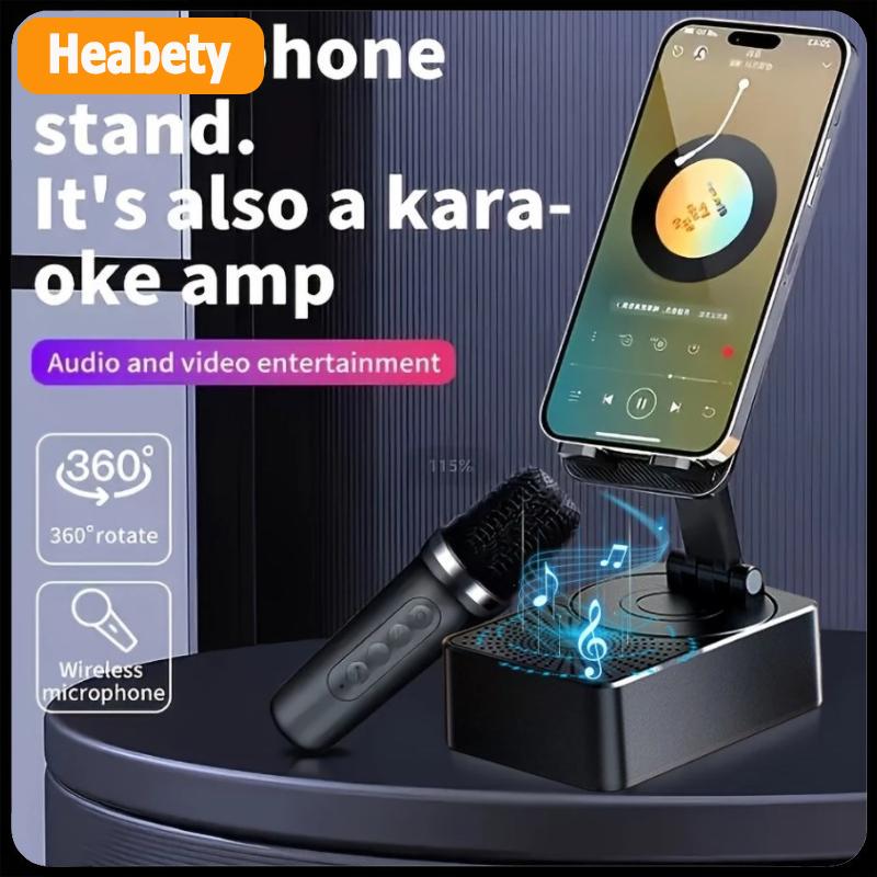 【2-3 ngày giao hàng】 4in1 điện thoại chủ Loa di động với mic loa không dây Bluetooth với powerbank360 ° điện thoại đứng
