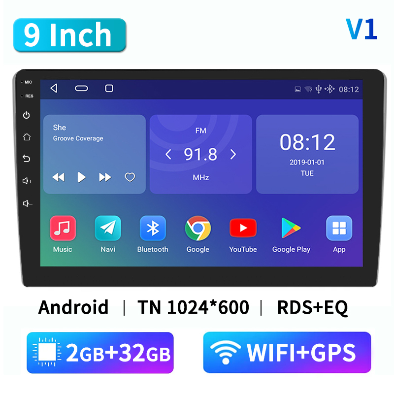 2 Din Car Radio Multimedia Video Player Gps Navigation 7/9 Inch Stereo Head Unit for Nissan Kia Honda Toyota Harga 638,000 rupiah*Gratis Ongkir