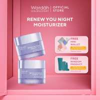 NEW! Wardah Renew You Retinol Microcaps Matrixyl™️ 3000 Lift & Rejuvenate Night Moisturizer - Reduce Fine Lines and Wrinkles Maintain Collagen Production