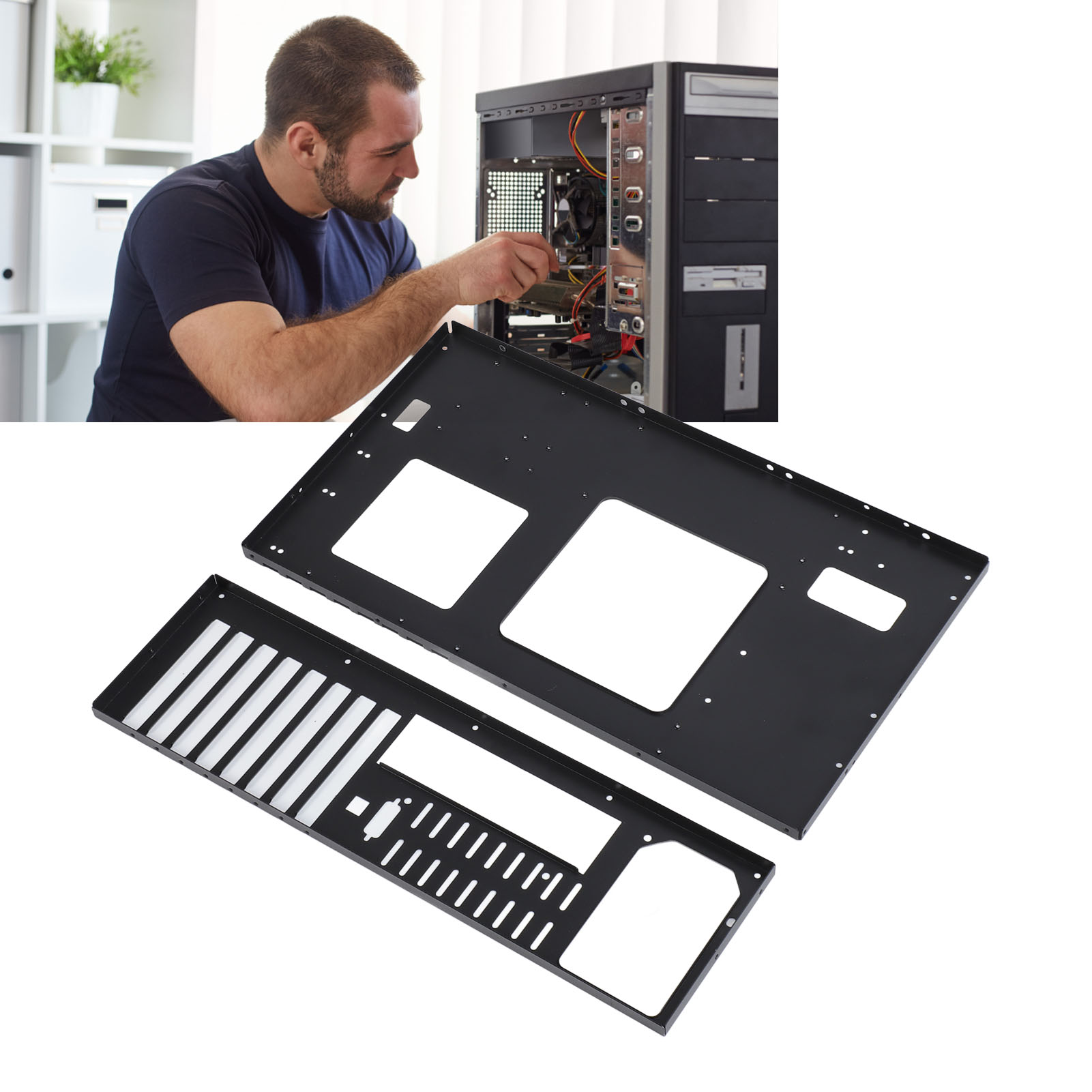 Máy tính mở trường hợp giá Tự làm máy tính mở khung gầm cường độ cao cho M Bo mạch chủ ATX
