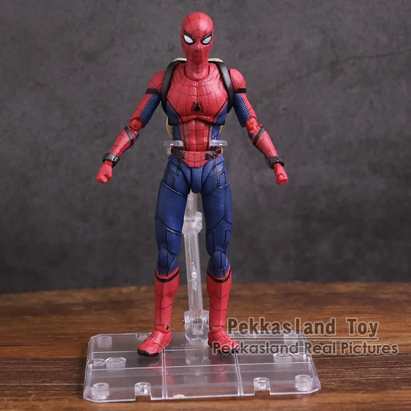 Shf Spider Man homecoming người nhện PVC Mô hình nhân vật đồ chơi mô hình sưu tập 14cm nhân vật trò chơi video