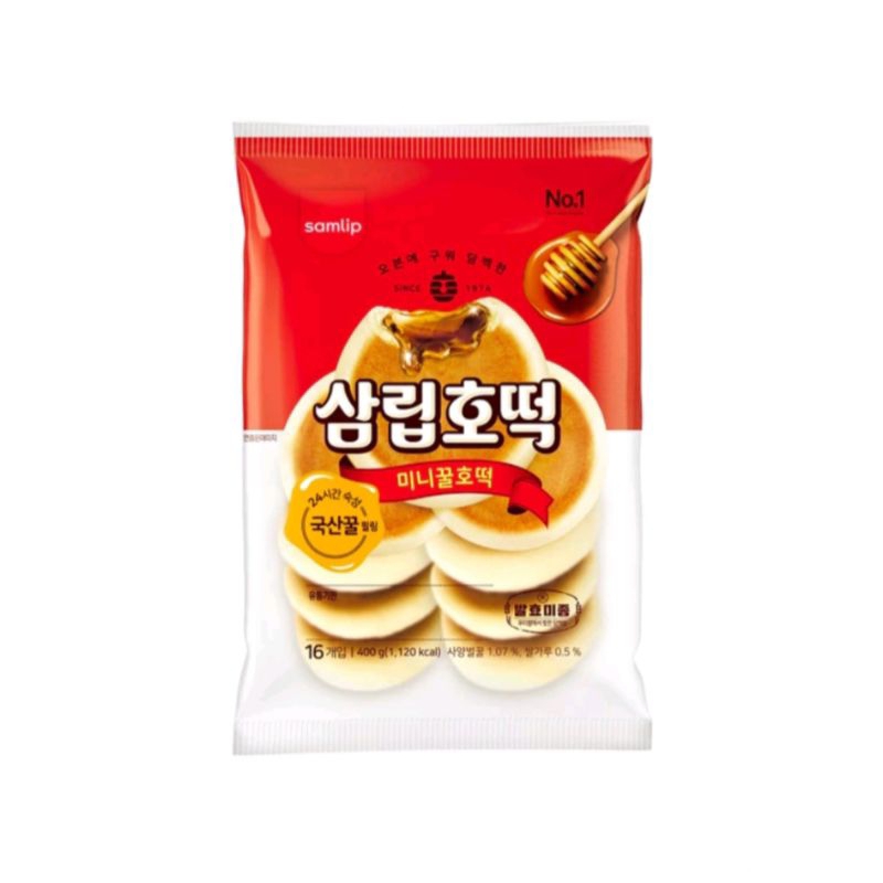 Bánh Hotteok mật ong Samlip Hàn Quốc bịch 400g