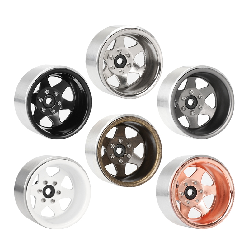 4pcs 1.9" Beadlock Negative Offset -8.9mm Wheel Rim Hub for 1/10 RC Car Gen8 VS4-10 SCX10 90047 D110 - 3
