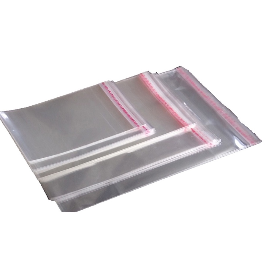 Túi OPP bọc truyện tranh nhiều kích thước 113x176 và 13x18 - Bọc 1A 1B 2 5 - Không phải bọc bìa - 50 túi/ gói