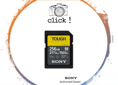 Sony 256GB / SF-M256T M Series UHS-II SDXC Memory Card (U3)