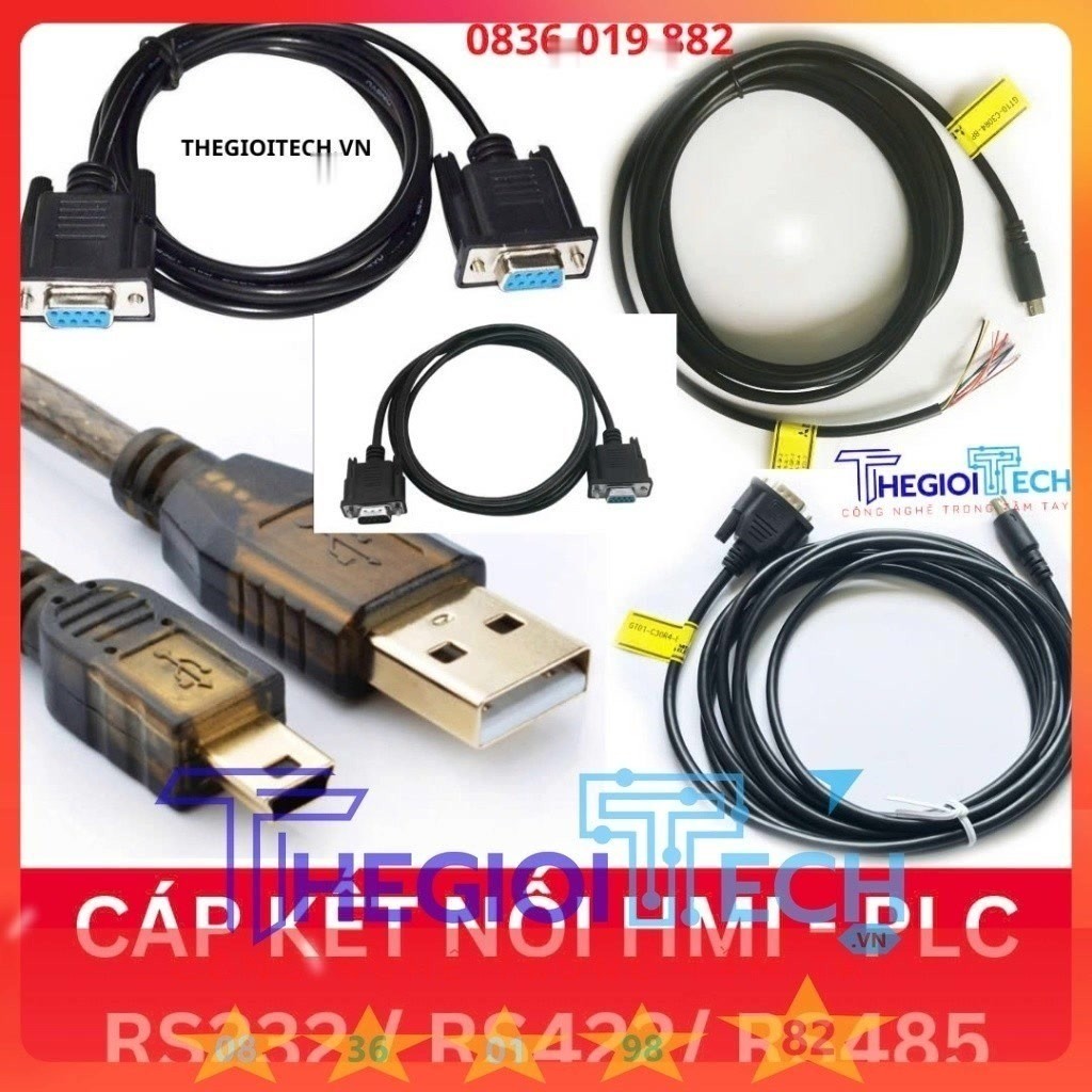 Tổng hợp Cáp kết nối màn hình Cảm ứng - 5M - DELTA ACAB215