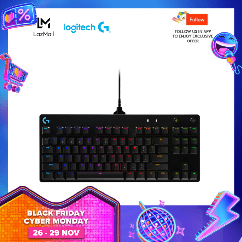 Logitech G PRO Keyboard with GX Blue Clicky Switches Singapore