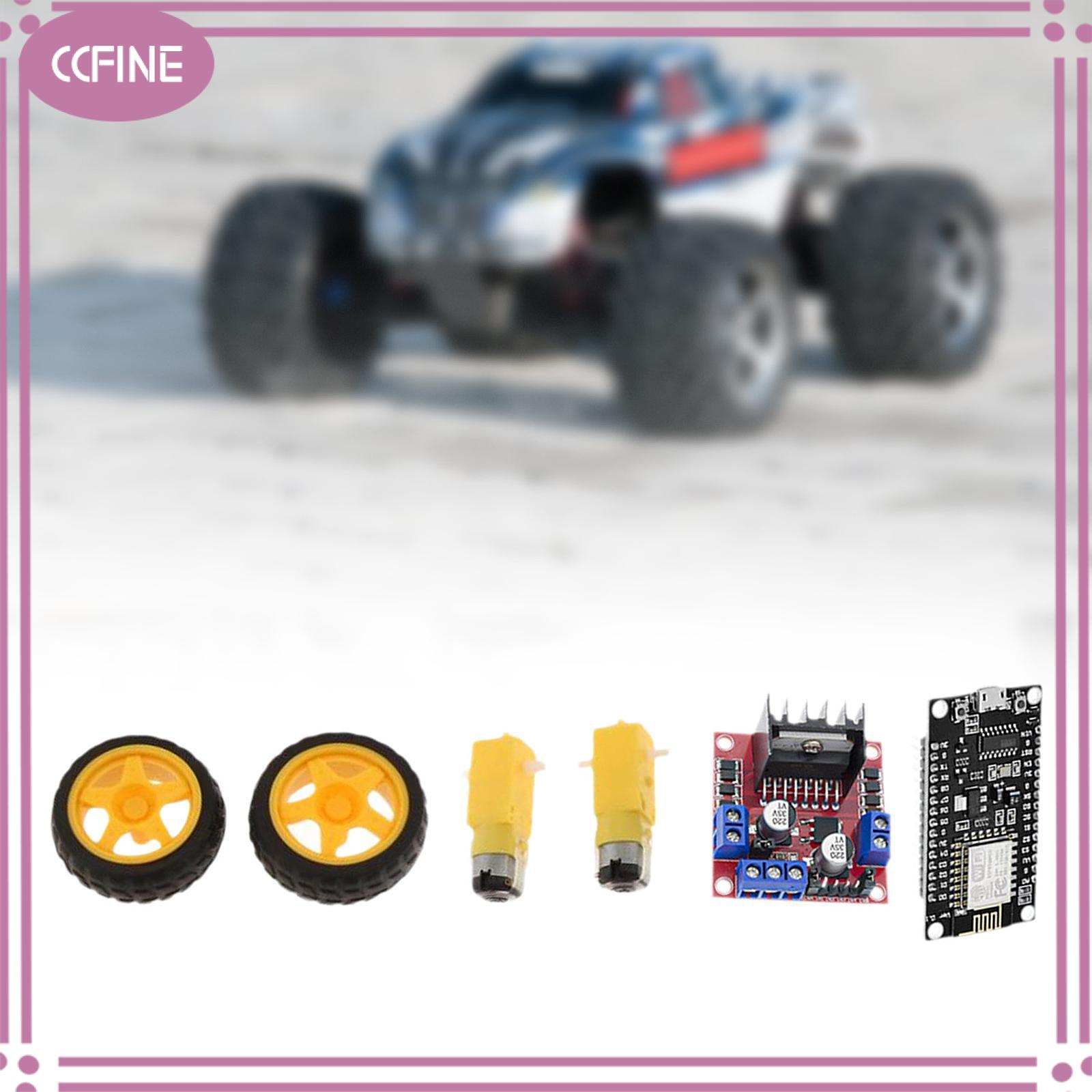 Ccfine Xe hơi điều khiển từ xa bộ khung gầm hiệu suất cao mạnh mẽ 2 bánh xe cung cấp đồ chơi mô-tơ phụ kiện xe hơi cho bé gái bé trai trẻ con người lớn trẻ em thiếu niên