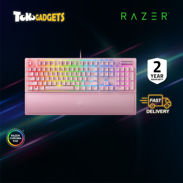 Razer™ BlackWidow V3 - Mechanical Gaming Keyboard (Green Switch) - Quartz Edition Singapore