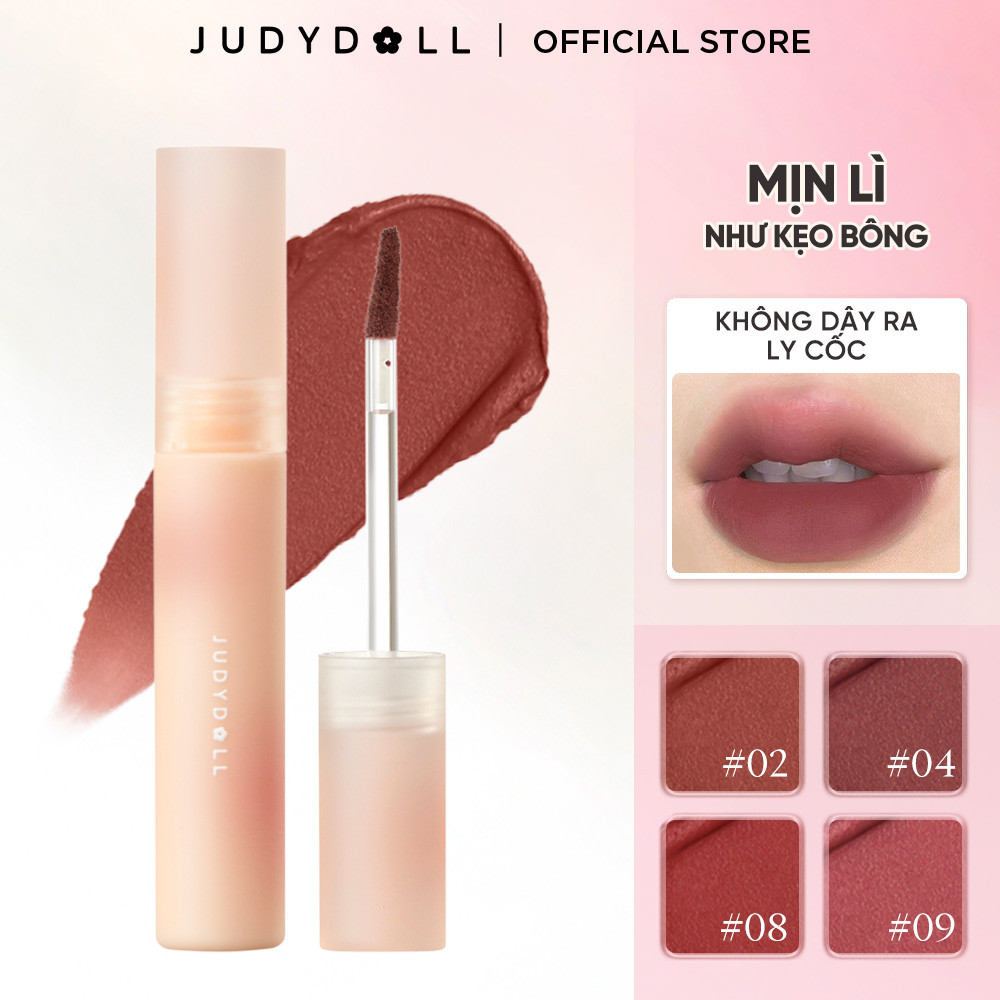 Son Kem Lì JUDYDOLL Marshmallow Lâu Trôi Bền Màu Mềm Nhẹ 2.8g