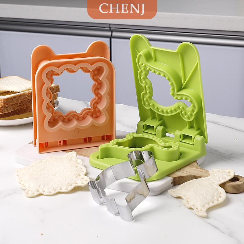 [COD] CHENJ เครื่องปิดผนึกแซนวิชแบบ2-in-1เครื่องปิดผนึกเครื่องตัดแซนวิชแบบ2หัวสำหรับกล่องอาหารกลางวันสำหรับเด็ก ราคา 62 บาท*ส่งฟรี