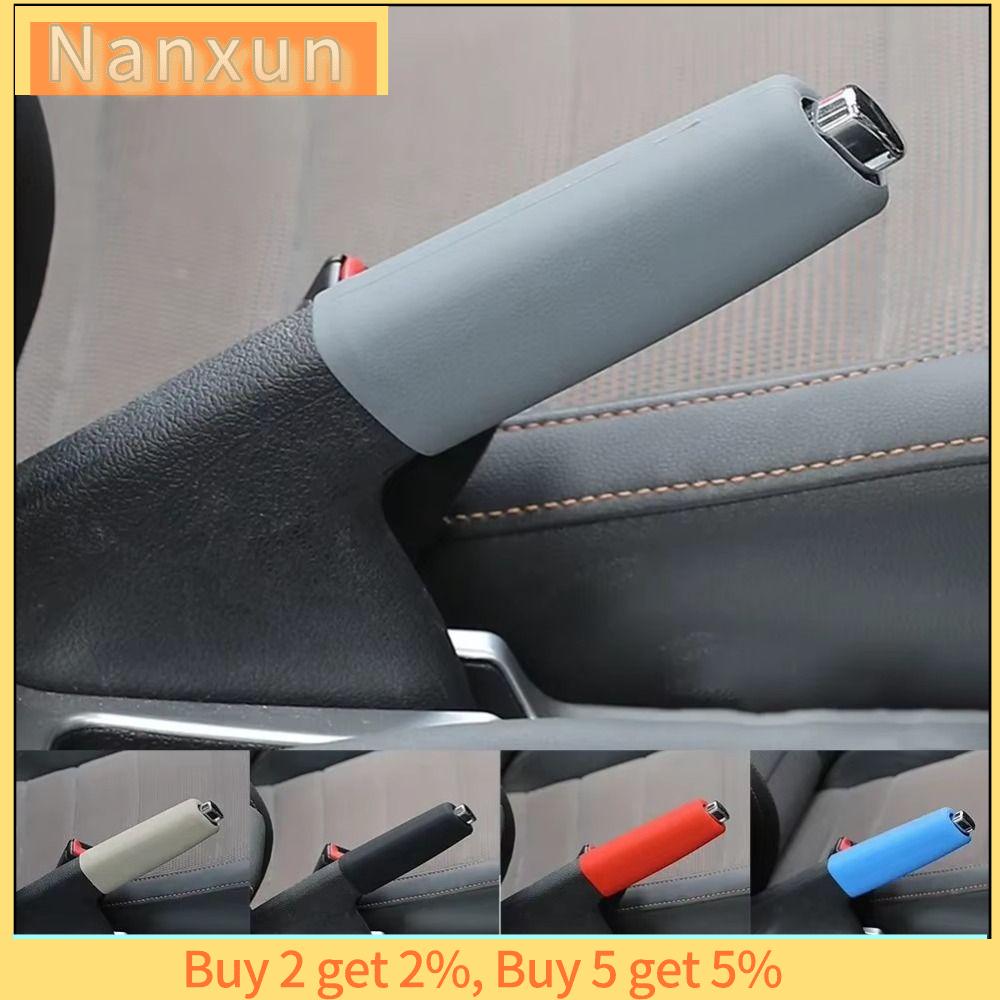 NWSJ Chống trượt Bọc phanh tay ô tô Dễ lắp đặt Silicone Ống Bọc phanh tay ô tô Bền Bọc tay cầm phanh tay Phụ kiện nội thất xe hơi
