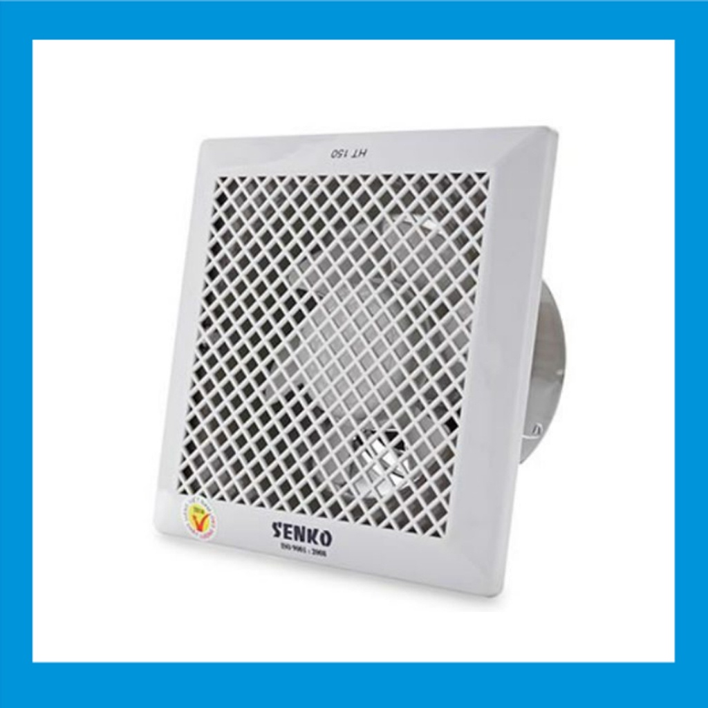 Quạt hút âm trần Senko HT150 với công suất 30W, có sải cánh 15cm là một sản phẩm quạt hút thông gió 