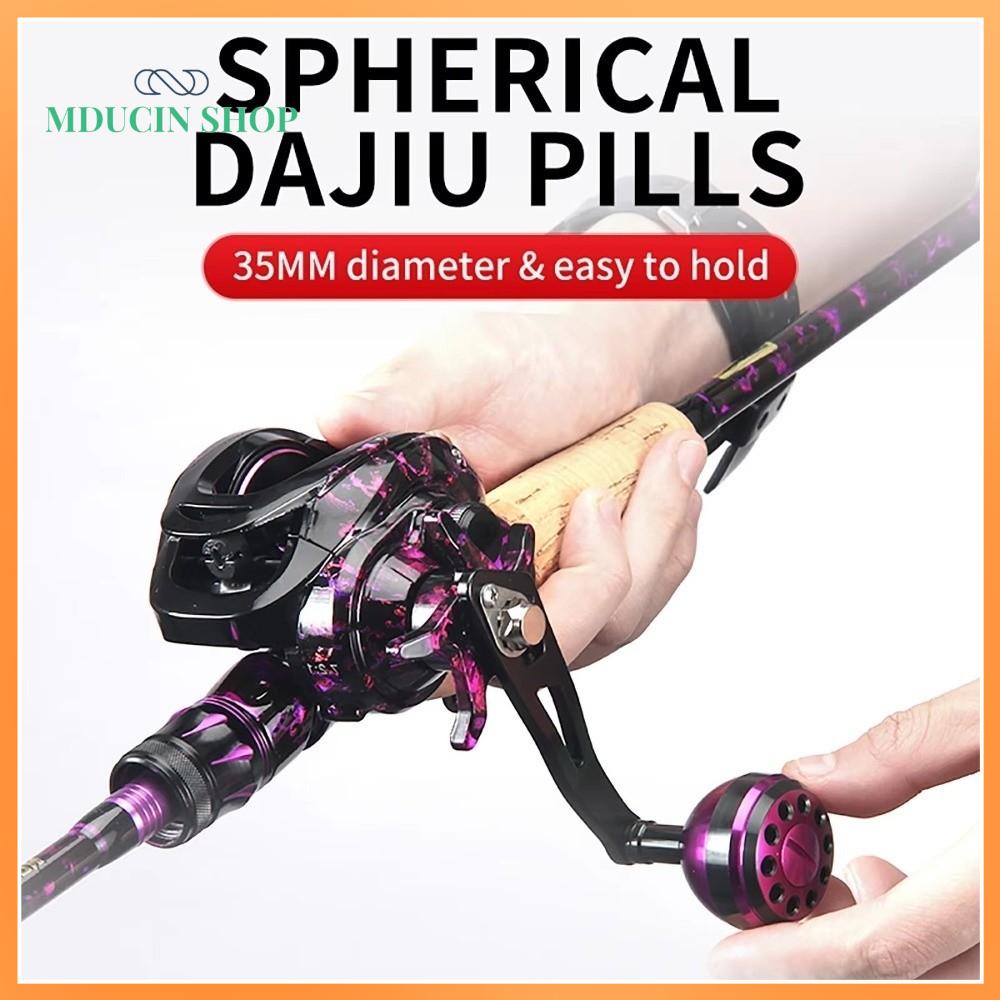 MDUCIN SHOP Tự làm Tay cầm máy câu baitcasting Nhẹ Hợp nhôm Cuộn thay thế tay lái Bền bỉ Phổ quát Tay cầm cần gạt đơn Câu cá