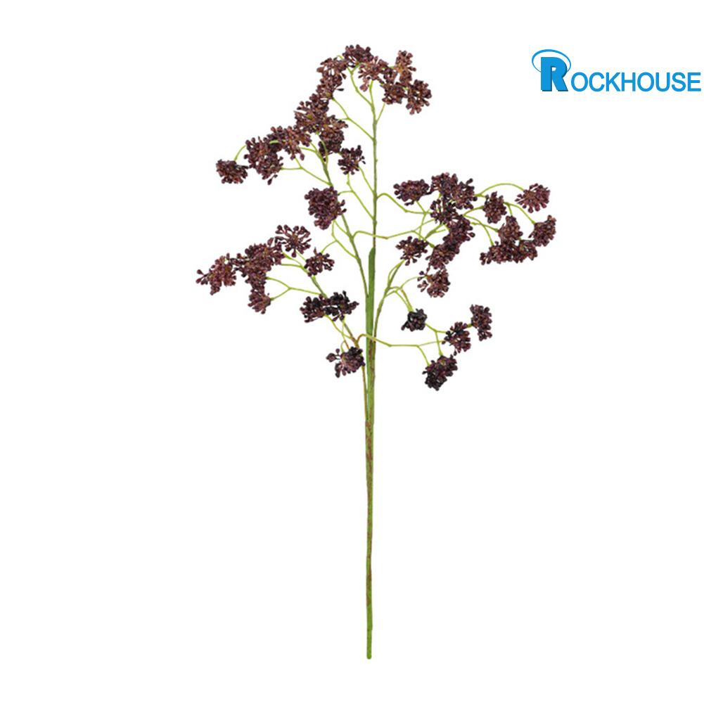 【Rockhouse】 Artificial Plum Berry Stem Soft Sedum Branch for Vase and Wreath Decor [New Products] ราคา 199 บาท*ส่งฟรี