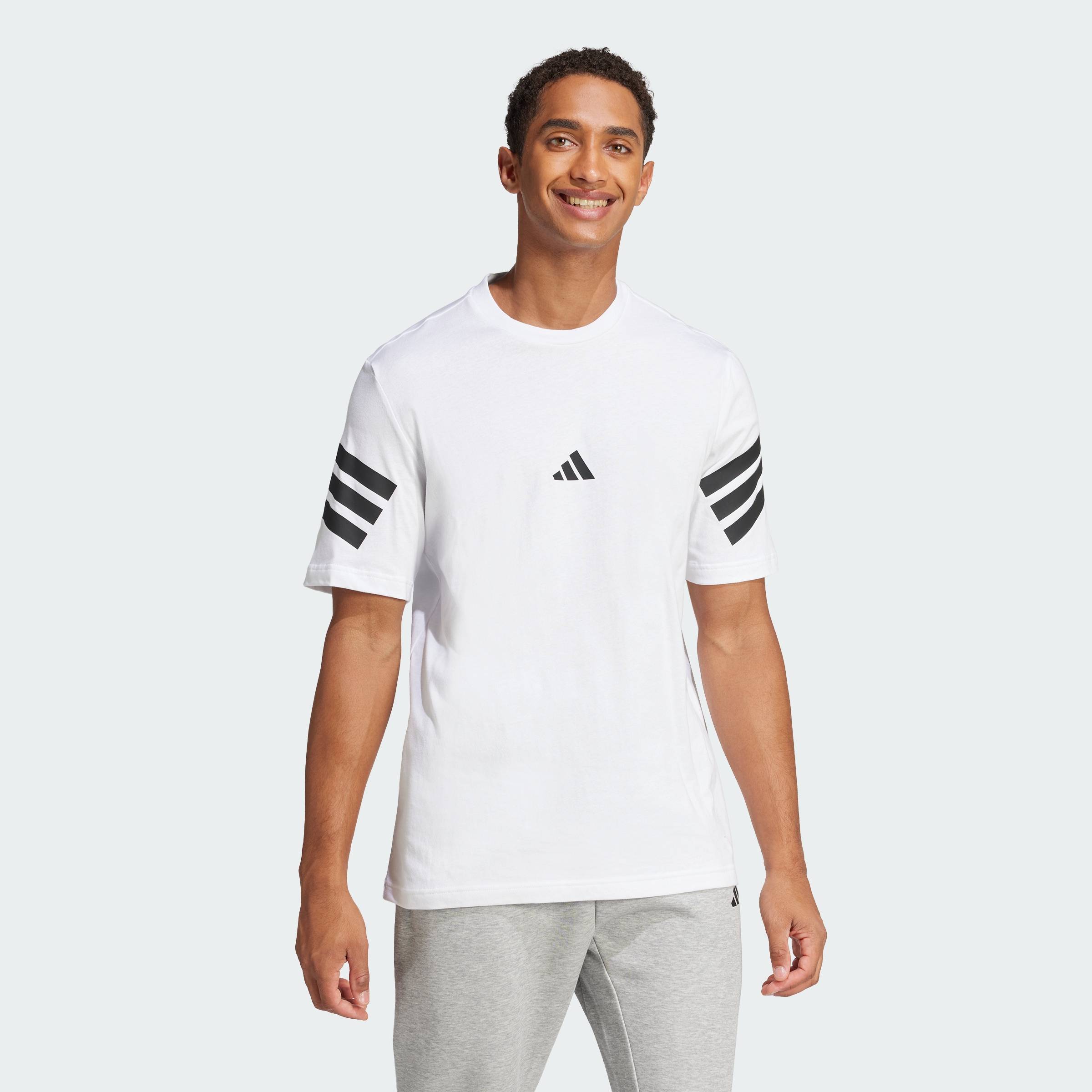 adidas Lifestyle Future Icons 3-Stripes Tee Men White JD4880