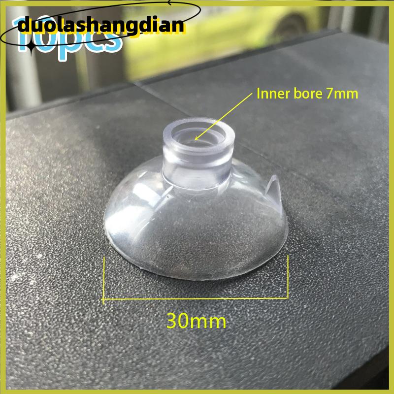 [Duola] 10 chiếc cốc hút bể cá ống hút bơm oxy bể cá ống hút cố định ống khí kẹp cố định ống hút nhiệt kế - 6