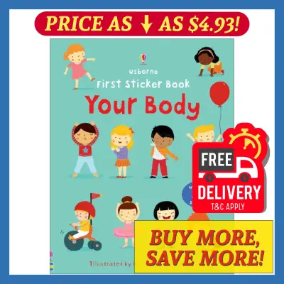 Usborne First Sticker Book Kids Sticker Books Children Activity Early Childhood Education - Your Body
