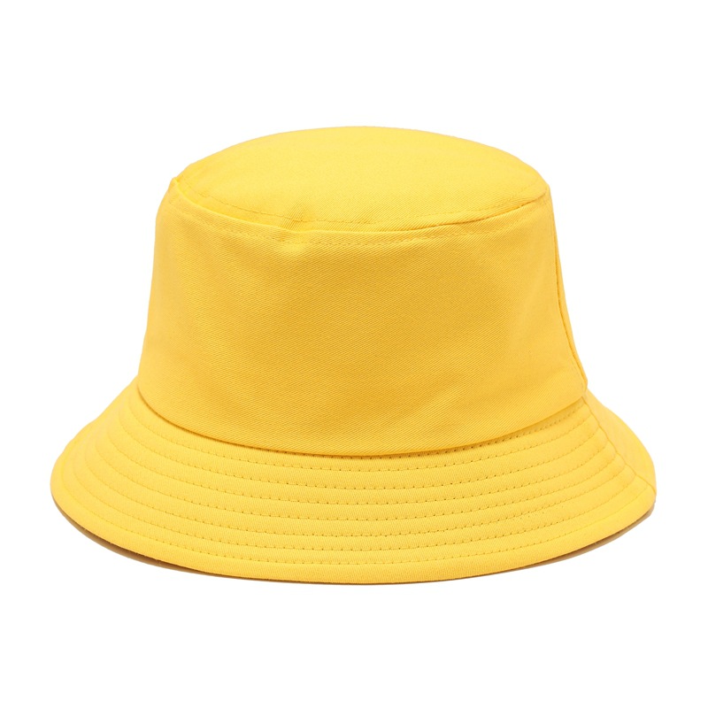 OEM Custom Custom Logo Blank Single-Sed Printing Custom Flat Top Sun Hat Embroered Bucket Hat