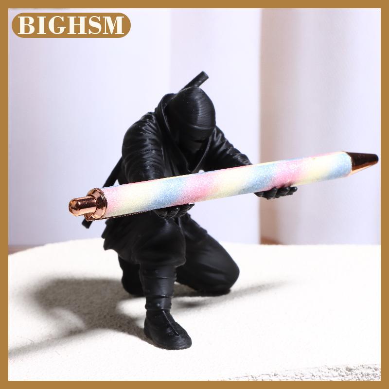BIGHSM ที่ใส่ปากกาสไตล์นินจาเครื่องประดับตั้งโต๊ะสไตล์ทันสมัยที่เก็บปากกาที่มีประโยชน์สำหรับตกแต่งสำนักงานห้องนอนห้องนั่งเล่น