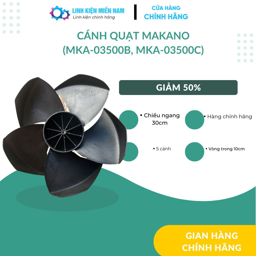 Cánh quạt máy làm mát quạt hơi nước makano mka-03500b mka-03500c