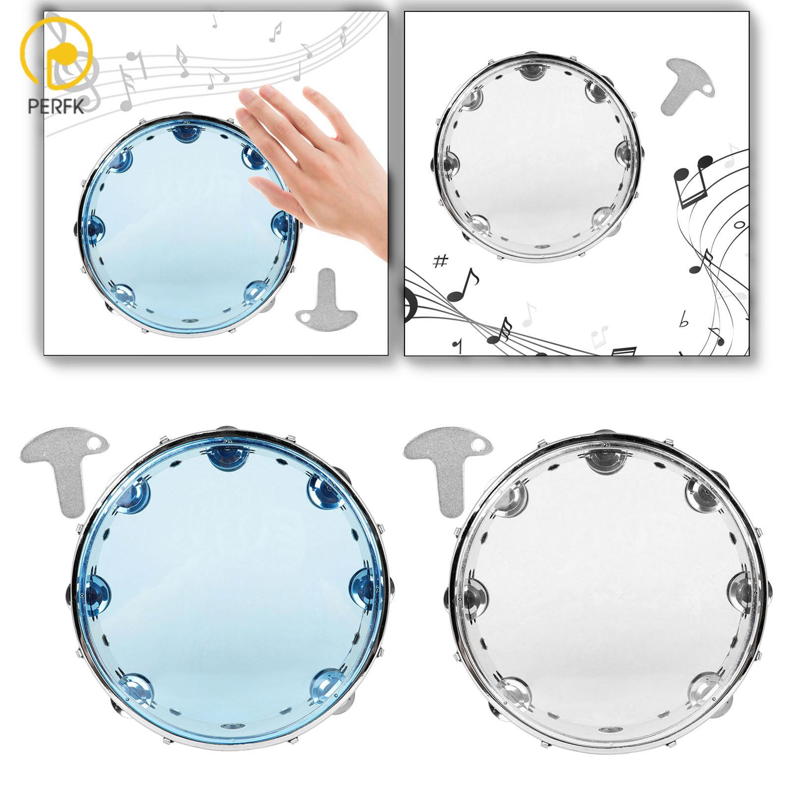 Tambourine Tamborine 10 inch Tambourine Musical Instrument Hand Held Drum for Toddlers ราคา 2,521 บาท*ส่งฟรี