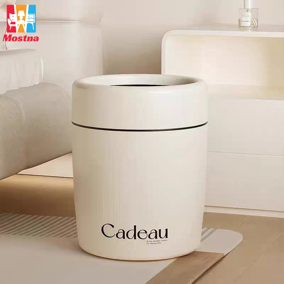 ถังขยะพลาสติก ถังขยะ เหมาะกับห้องนั่งเล่น, ห้องครัว, ห้องนอน เป็นต้น พลาสติก สไตล์มินิมอล ทนทาน แบบทึบ ราคา 51 บาท*ส่งฟรี