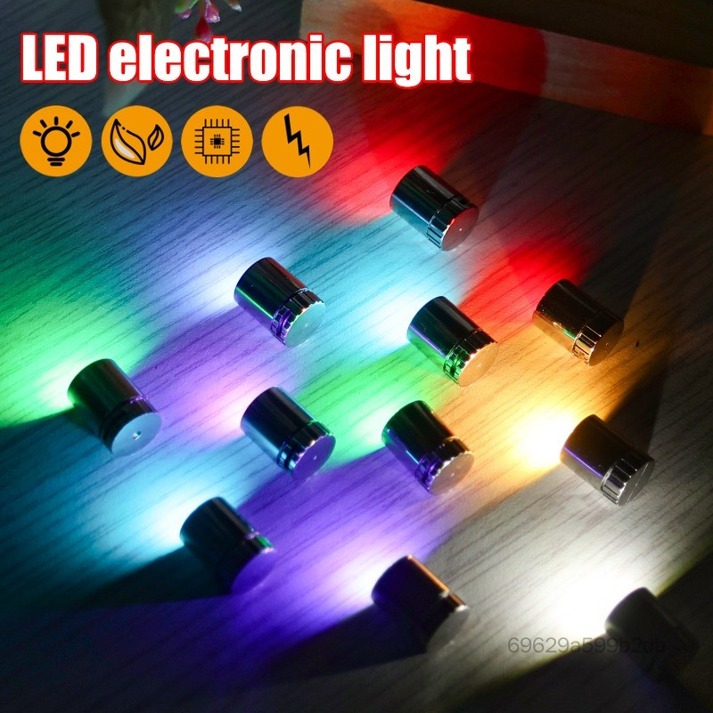 โคมไฟ LED ขนาดเล็ก 10 ชิ้น - โคมไฟหัตถกรรมสีสันสดใส DIY สำหรับตกแต่ง ราคา 85 บาท*ส่งฟรี