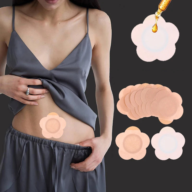 Ốp dầu thầu dầu dùng một lần thay thế, nhãn dán rốn tự dính, bảo vệ rốn chống thấm