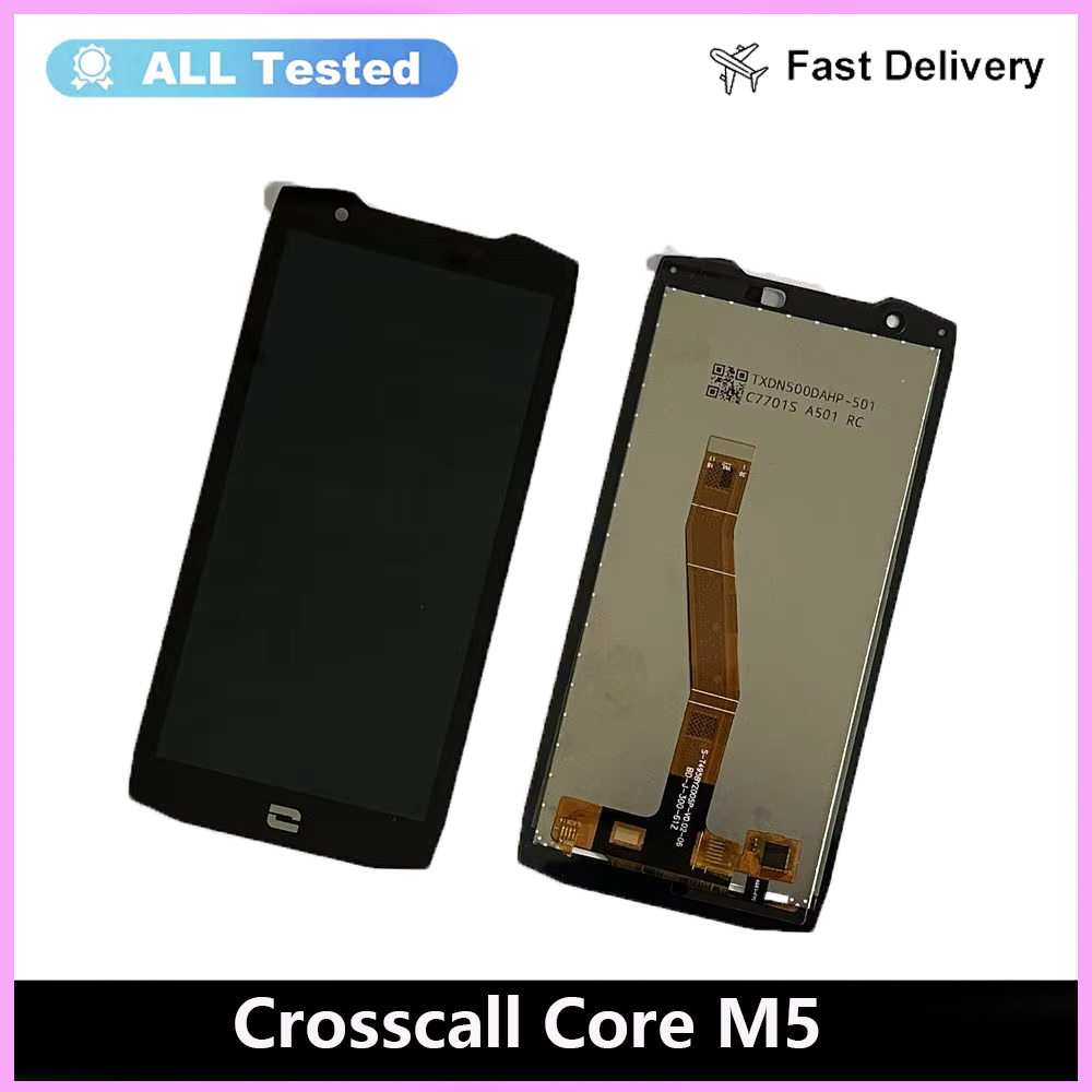 Para crosscall Core X5 X4 LCD Core M4 M5 pantalla LCD với kỹ thuật số de pantalla táctil Para crosscall hành động X3 X5 pantalla