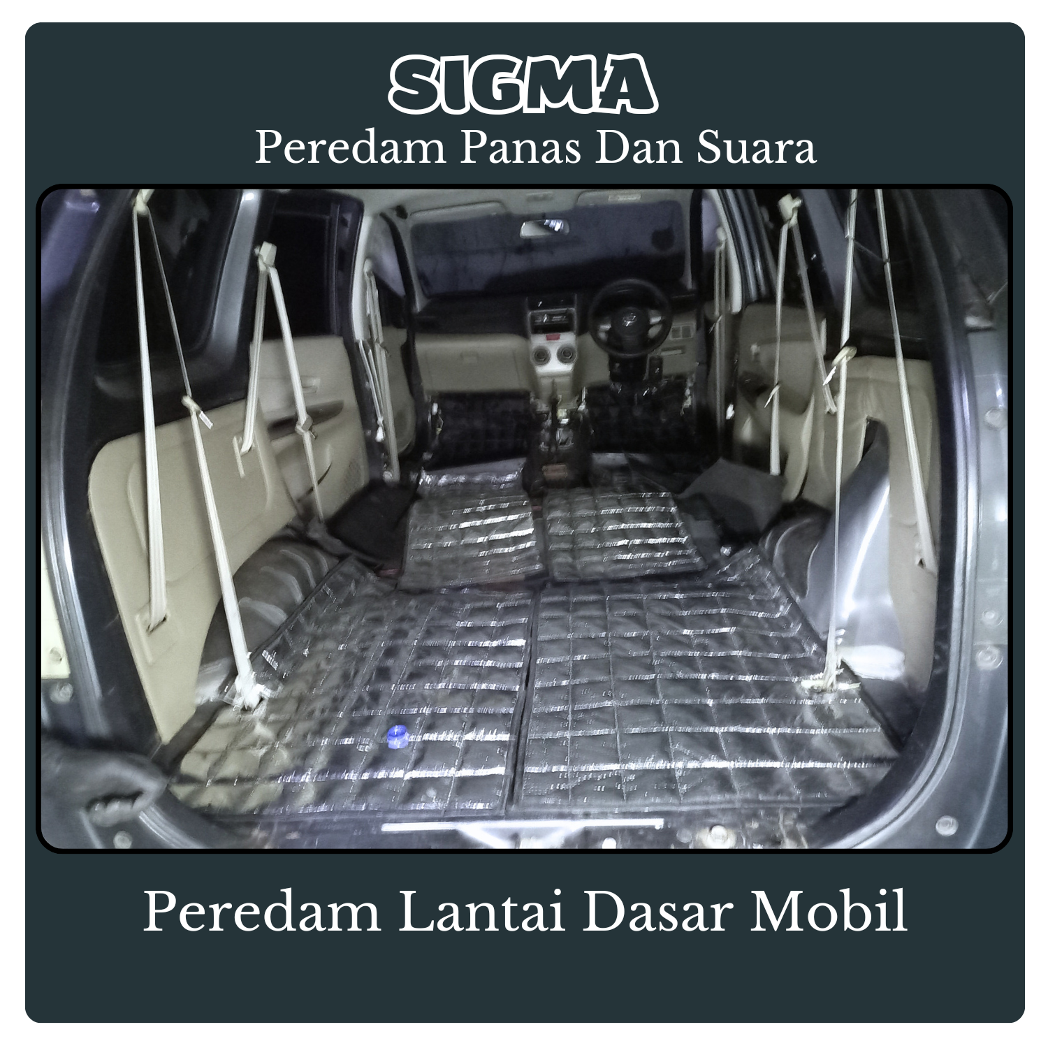 Peredam Lantai Dasar Mobil Peredam Panas Dan Suara Mobil Toyota Hilux Pick Up Harga 600,000 rupiah*Gratis Ongkir