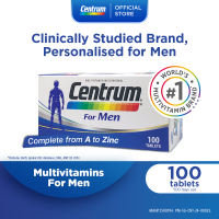 CENTRUM Multivitamin Supplement for Men Energy Vitality Immunity Heart Brain Eyes Bones Muscles
