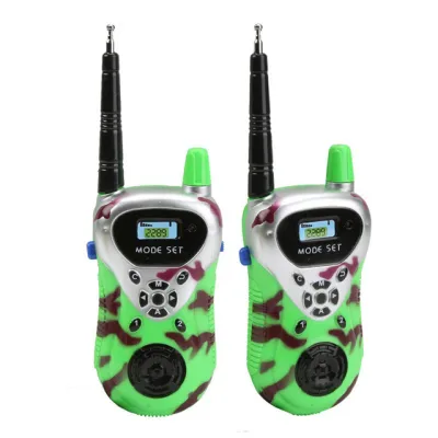 2021 2Pcs Mini Walkie Talkies Interphone Children's Radio Toy Phone 3Km Transmission Transceiver Interactive Toys for Girls Kids
