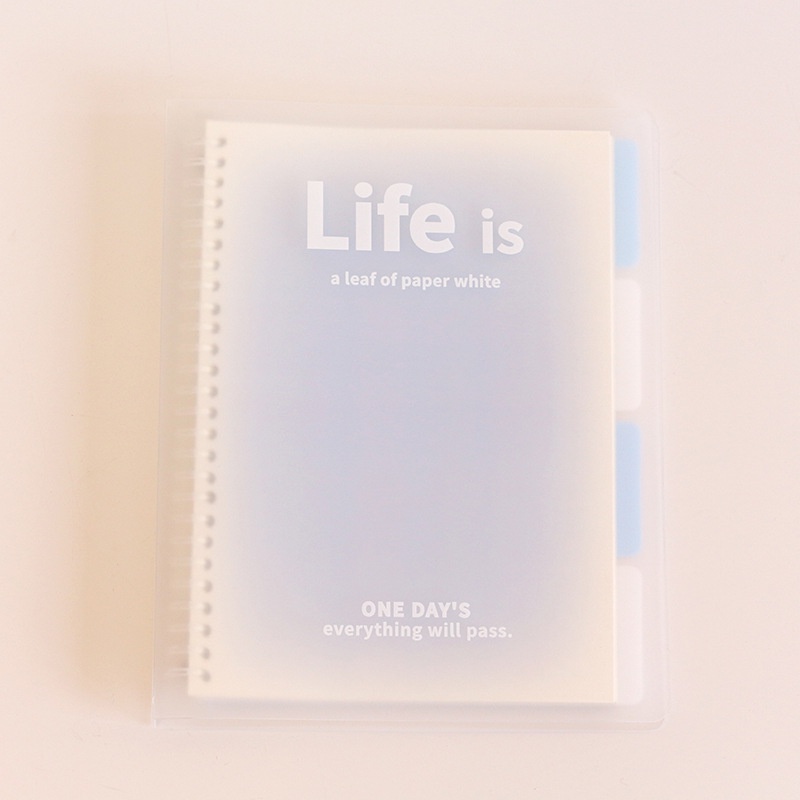 Buku Binder A5 B5 / Notebook Aesthetic Korea Besar / Buku Jurnal / Buku Catatan Lucu / Sampul Buku Aesthetic / Loose Leaf Notebook Notepad / Buku Tulis Sekolah / Alat Tulis Stationery Siswa University