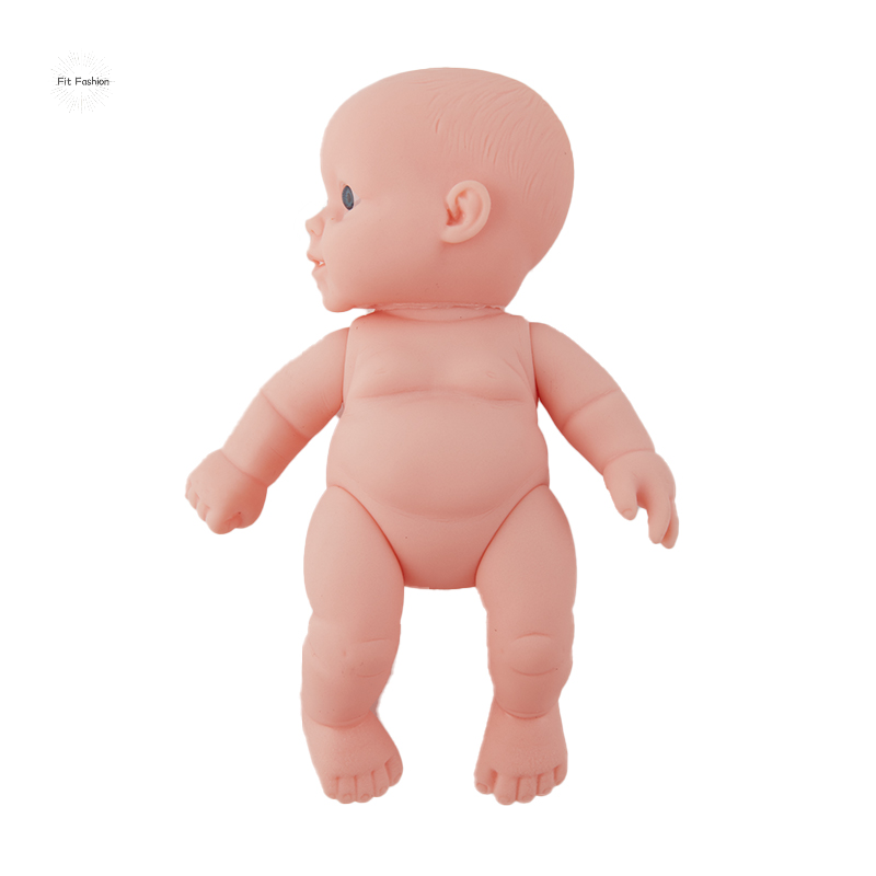 Fit Búp bê em bé 12cm thực tế mô hình mô phỏng trẻ sơ sinh bằng nhựa vinyl
