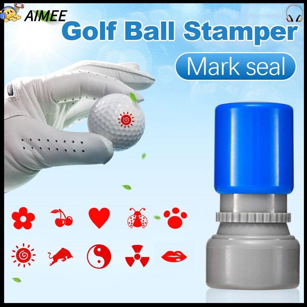 AIMEE Chất lượng cao Nhựa Nhanh khô Dấu niêm phong Phụ kiện chơi gôn Dấu đánh dấu Golf Dụng cụ dập bóng golf