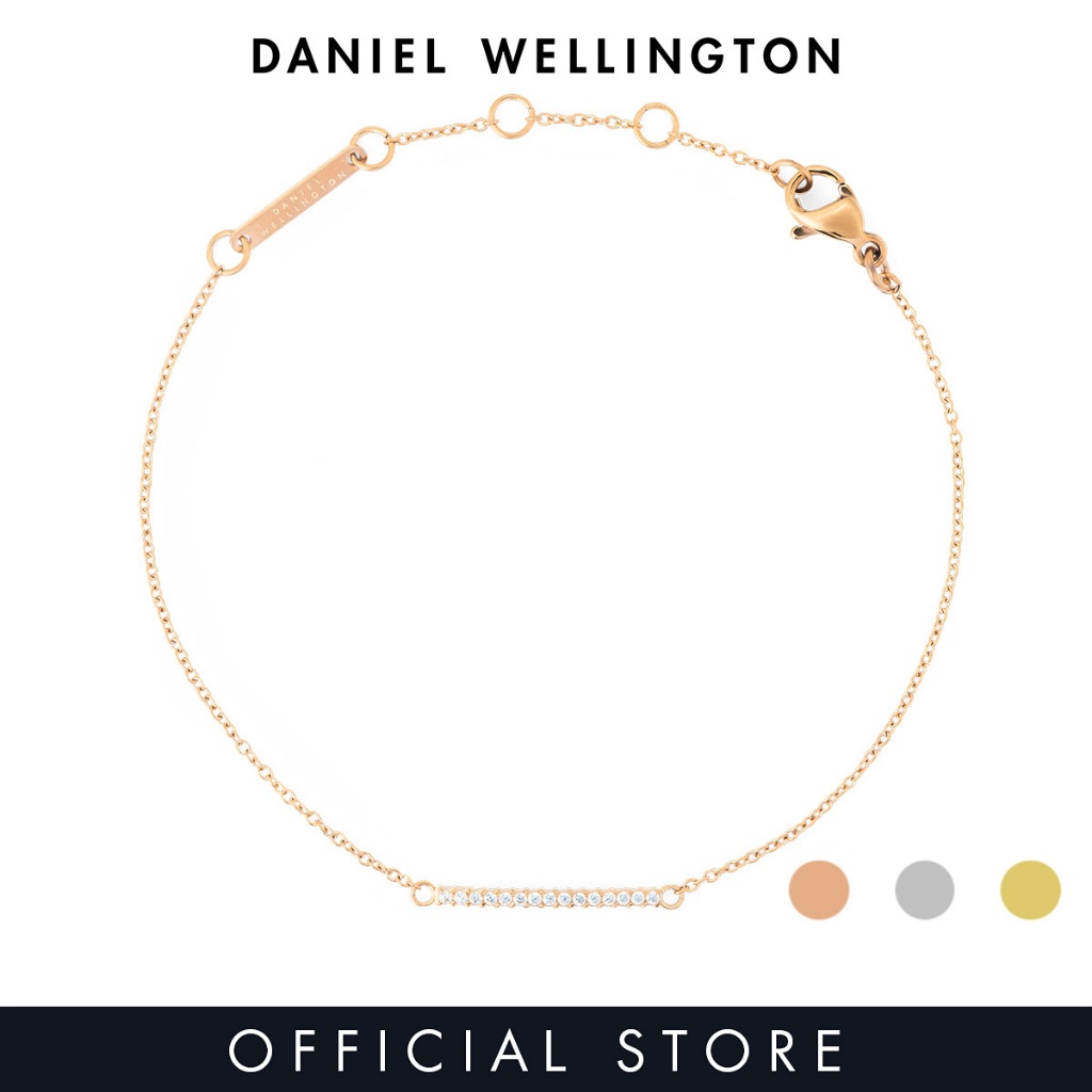 Daniel Wellington Mirelle Eternity Bracelet Rose Gold / Silver / Gold Unisex Bracelet for women and men stainless steel crystal Bracelet DW Official Authentic Original สร้อยข้อมือ ผู้หญิง ผู้ชาย ราคา 1,189 บาท*ส่งฟรี