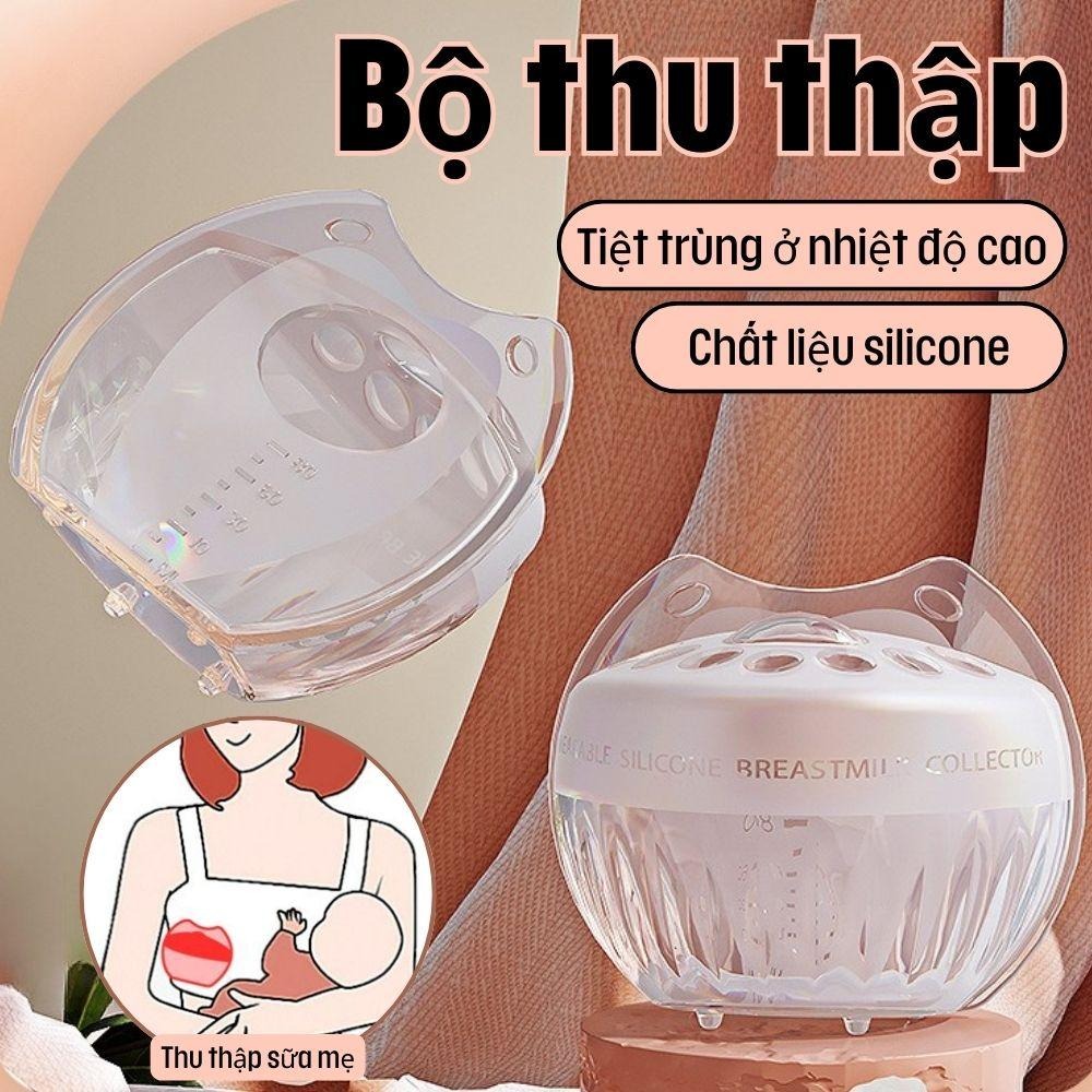 Máy hút sữa mini Lựa chọn an toàn cho các bà mẹ Chất liệu silicon mềm mại Chống rò rỉ, chống trào ngược Công cụ hỗ trợ tiện lợi Việc cho con bú thiết yếu
