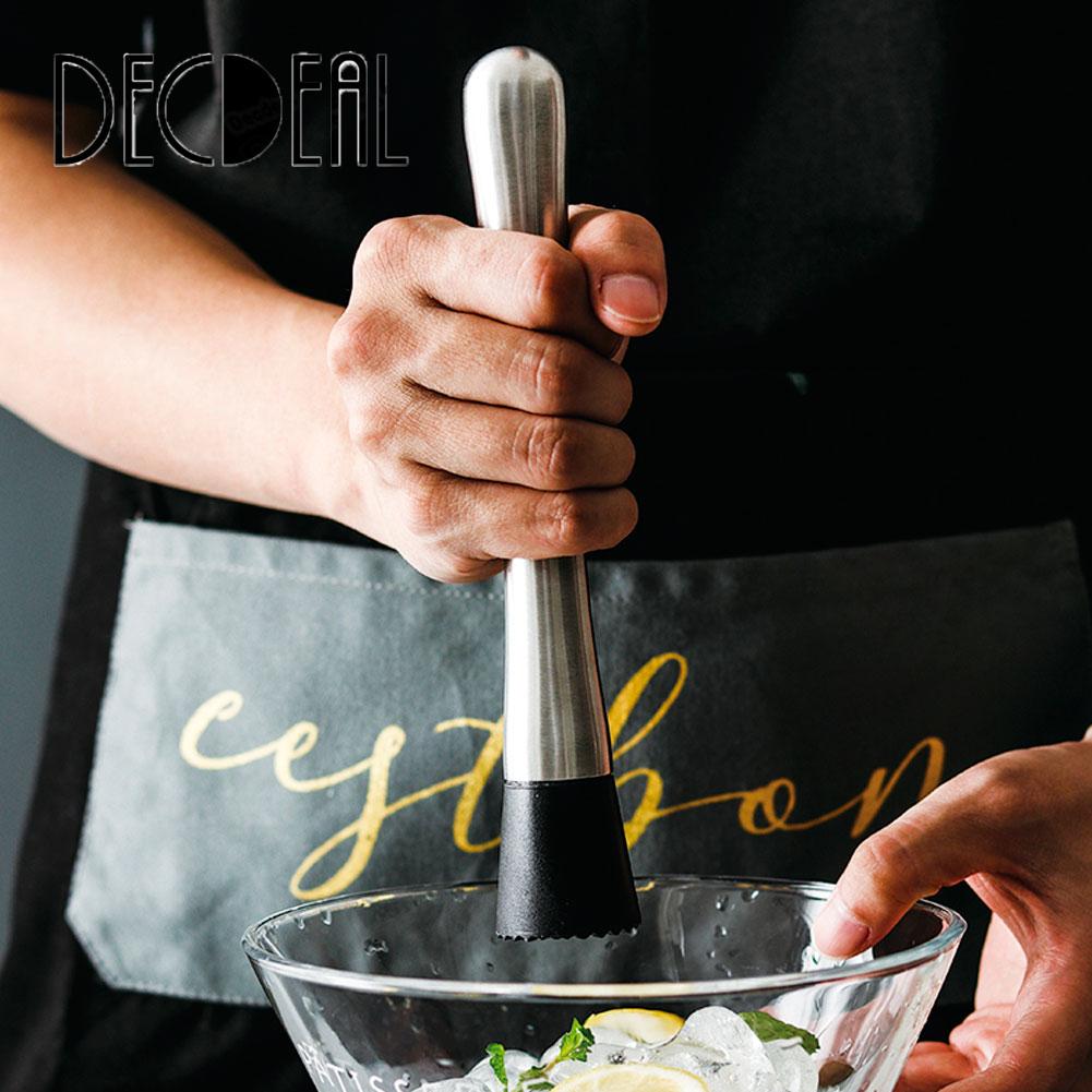 Dụng cụ trộn Cocktail thép không gỉ dụng cụ trộn đá cho công cụ pha chế chanh barware công cụ cho bạc hà