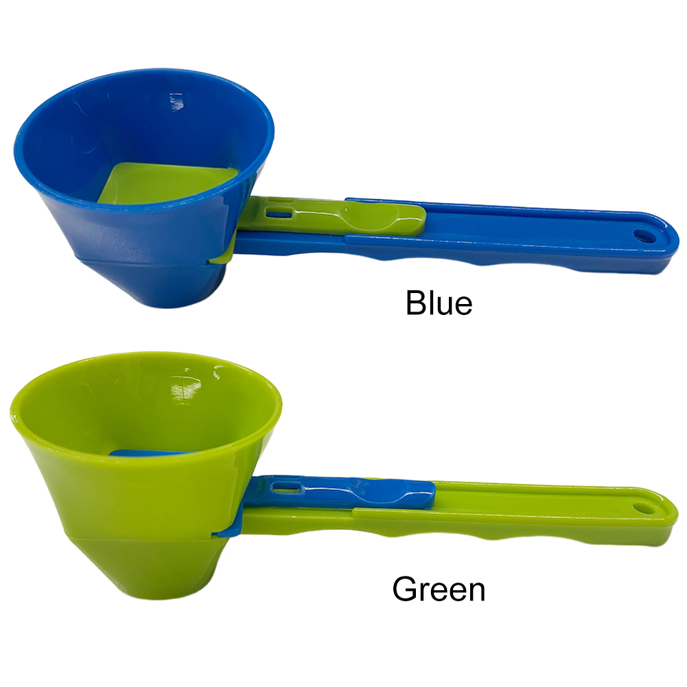 【New Arrival】 Measuring Spoon Funnel with Sliding Base Long Handle Powder Scoop Multi-Function Coffee Scoop Funnel for Sports Drinks