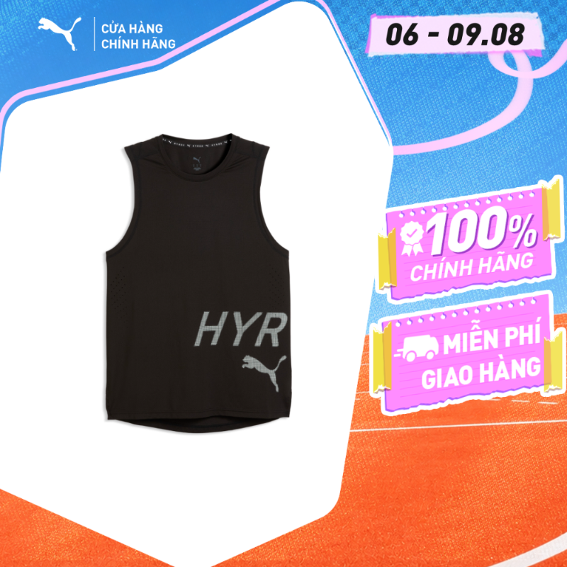 Áo Thun Thể Thao Tập Luyện PUMA Nam M HYROX PWRMODE TRAIN TANK Black Màu Đen