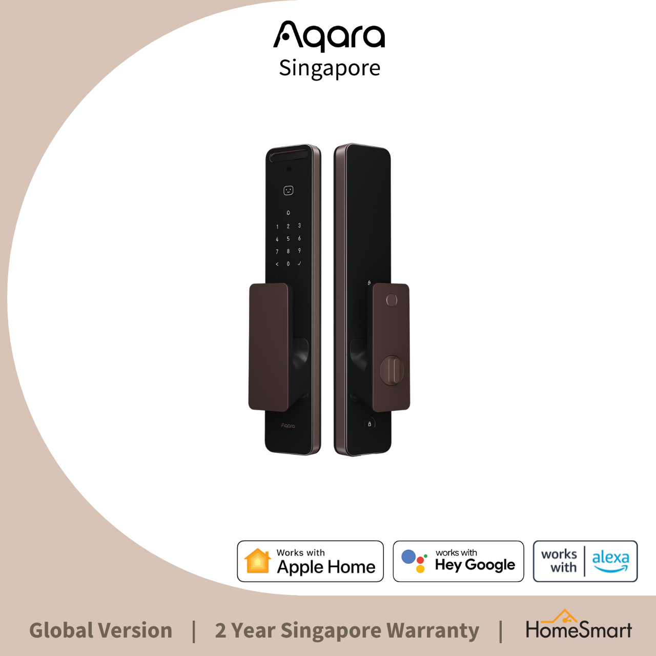 Duty free goods Aqara Smart Lock D200i (International Edition with Apple Home Keys)