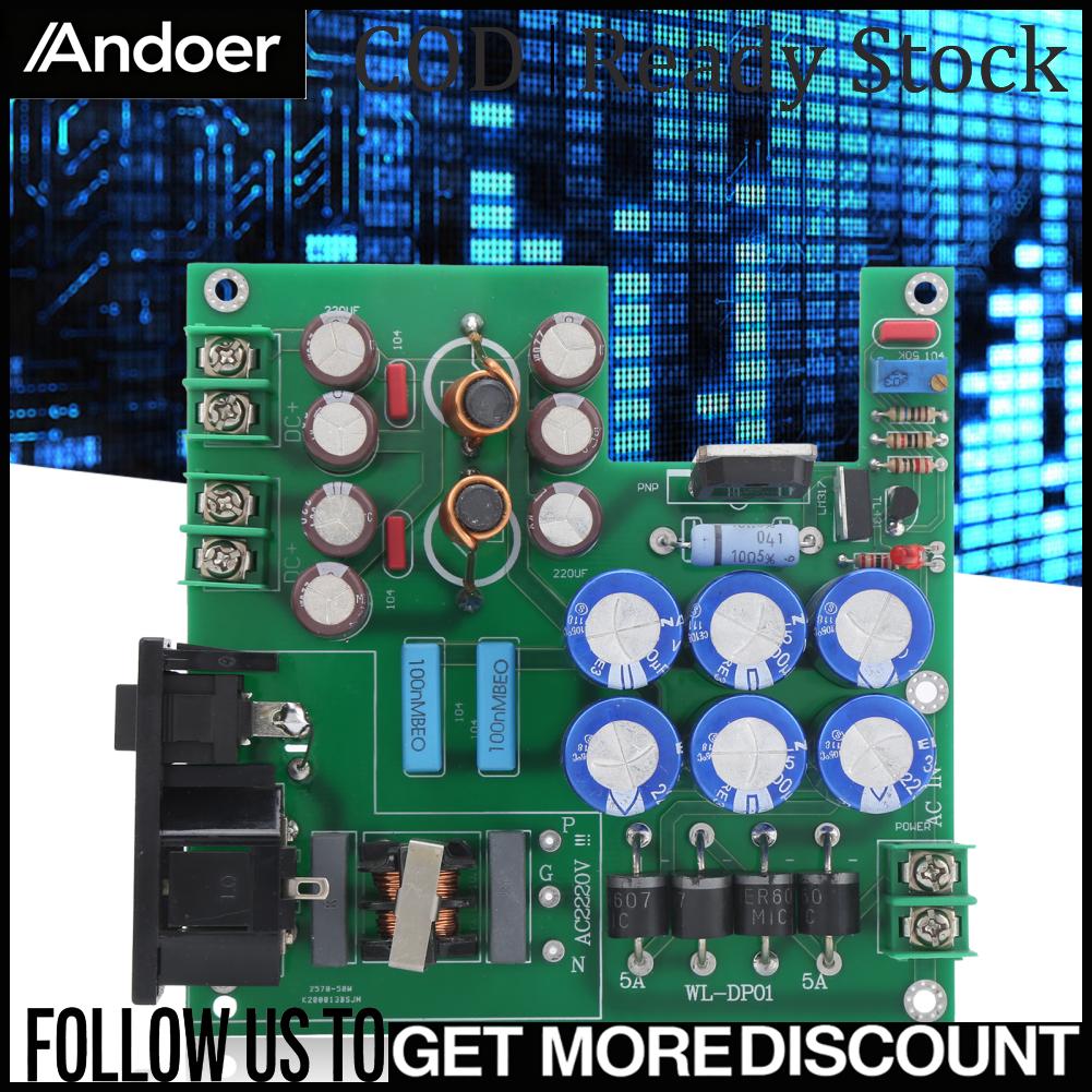 Andoer Mô-đun cung cấp điện được điều chỉnh tuyến tính Bảng mạch PCB Linh kiện điện tử 50W DC12V 3.5A Giá 705,000 Đồng*Miễn phí vận chuyển