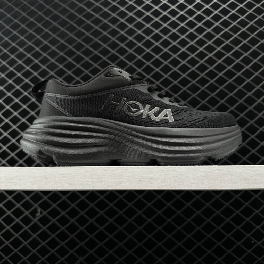 HOKA Bondi 8 lightweight shock-absorbing running shoes，Men and women Thick-soled sneakers