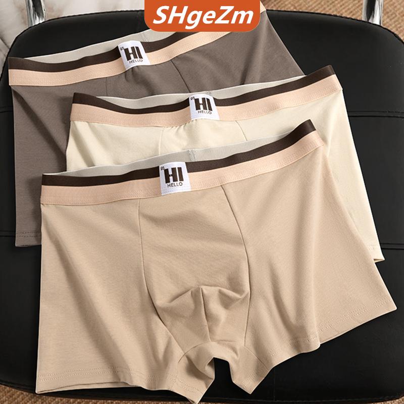 [COD] SHgeZm Quần lót nam quần lót nam nam kháng khuẩn thoáng khí quần short boxer quần lót boxer nam